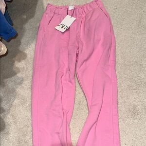 Zara Kids Pink Sweatpants
